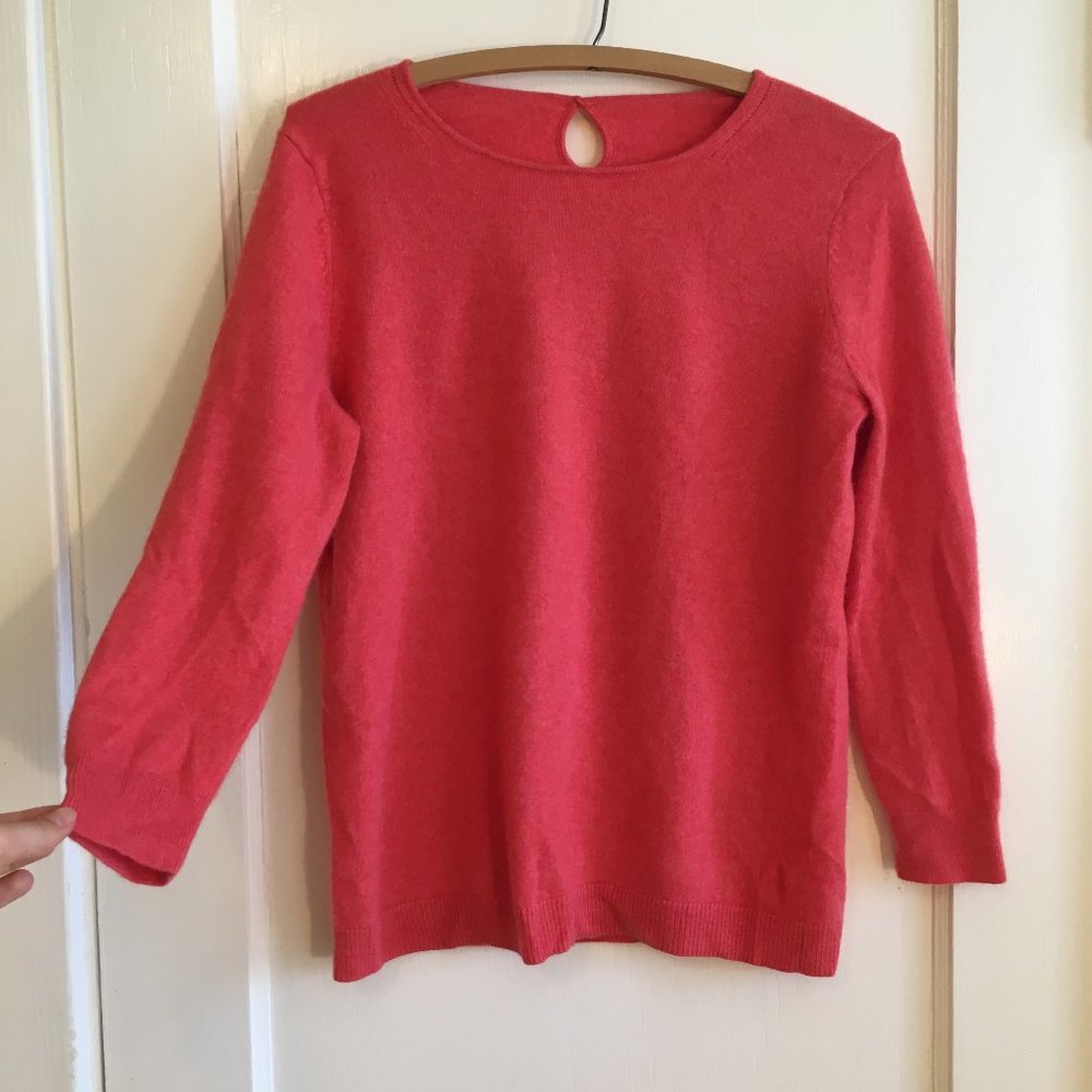Keyhole Cashmere Sweater